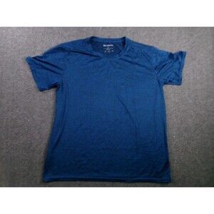 Real Essentials Shirt Men Extra Large Blue Breathable Workout Short Sleeve